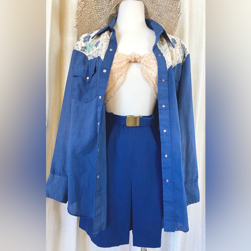 Vintage Long Cotton Short